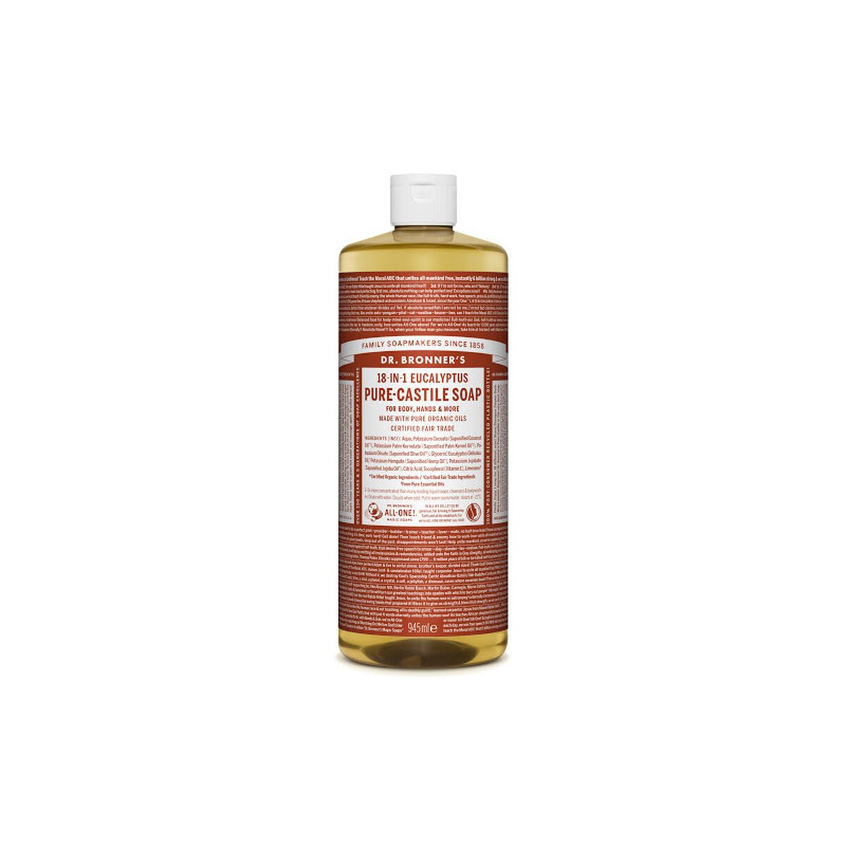 Flytande tvål Dr Bronner's 18 in 1 Eucalyptus 945 ml