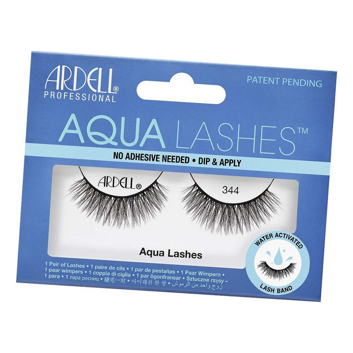 Fejka ögonfransar Aqua Lashes Ardell 63405 Nº 344 (1 antal)