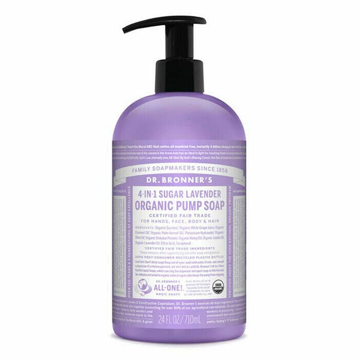 Duschgel Dr Bronner's 4 in 1 Sugar Lavender 710 ml
