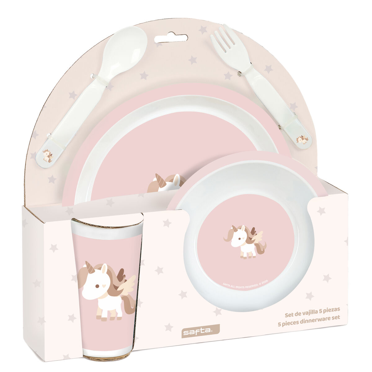 Matset för barn Safta Unicornio PVC