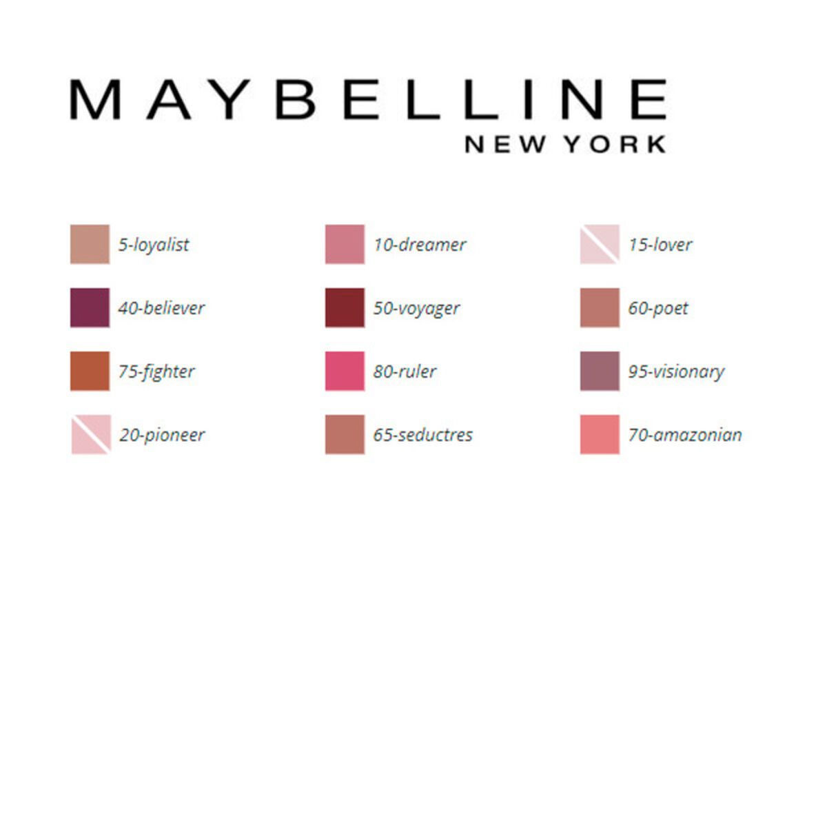Läppstift Superstay Matte Maybelline - 3