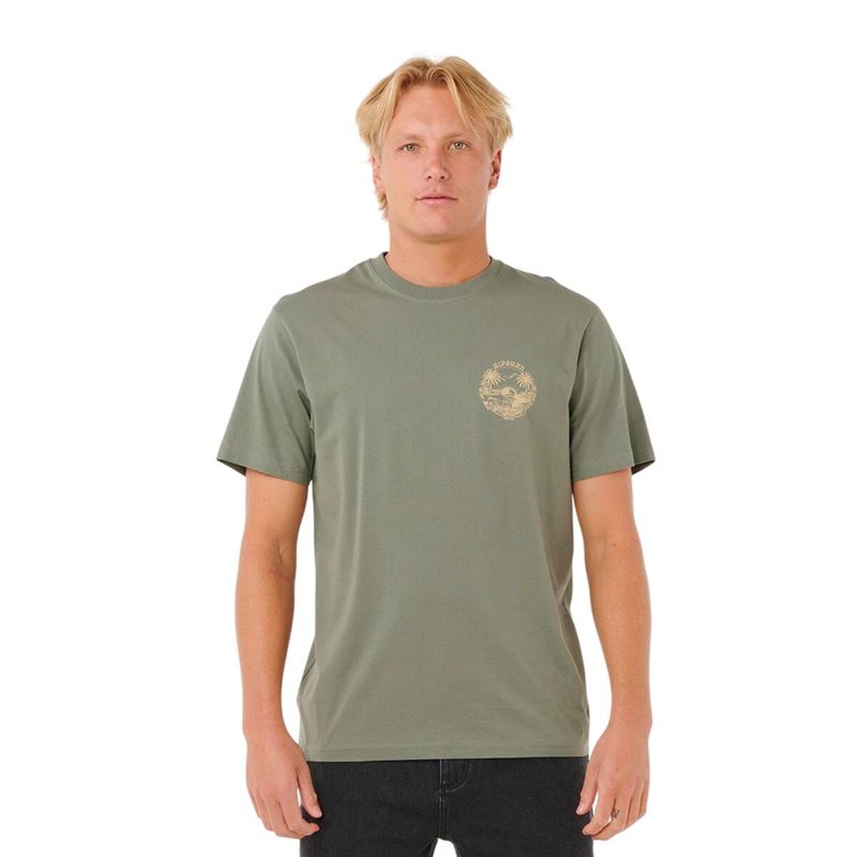 T-shirt med kortärm Herr Rip Curl Surf Trip Tee Blå