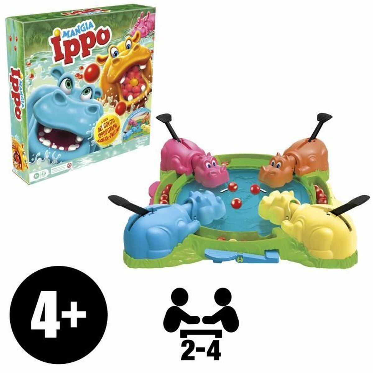 Sällskapsspel Hasbro Mangia Ippo 30 x 7 x 30 cm 10 x 45 x 45 cm - 3