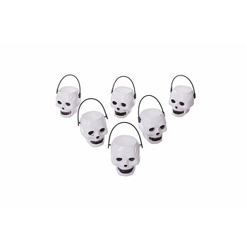 Halloweendekorationer My Other Me Mini Skallar (6 uds) (6 x 5 x 5 cm)