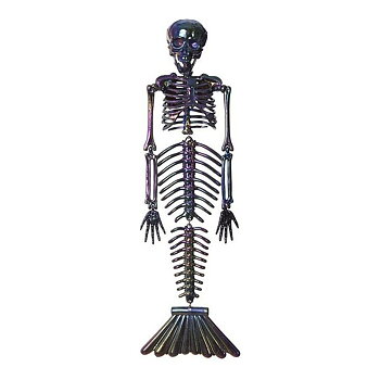 Halloweendekorationer My Other Me Skelett Sjöjungfru Kromad (37 cm)