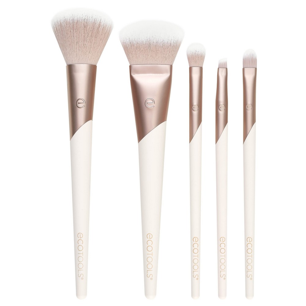 Sminkborstar, set Ecotools Luxe Natural Elegance (5 pcs) - 2