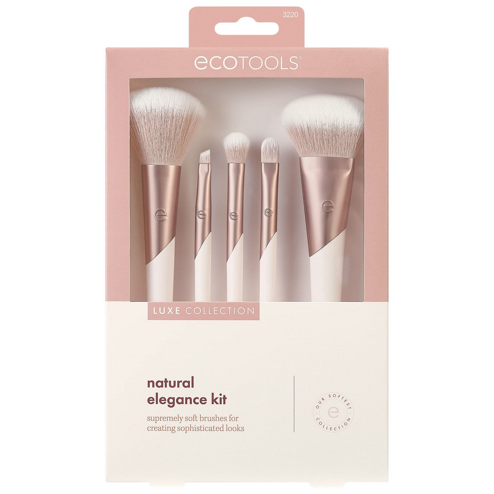 Sminkborstar, set Ecotools Luxe Natural Elegance (5 pcs)