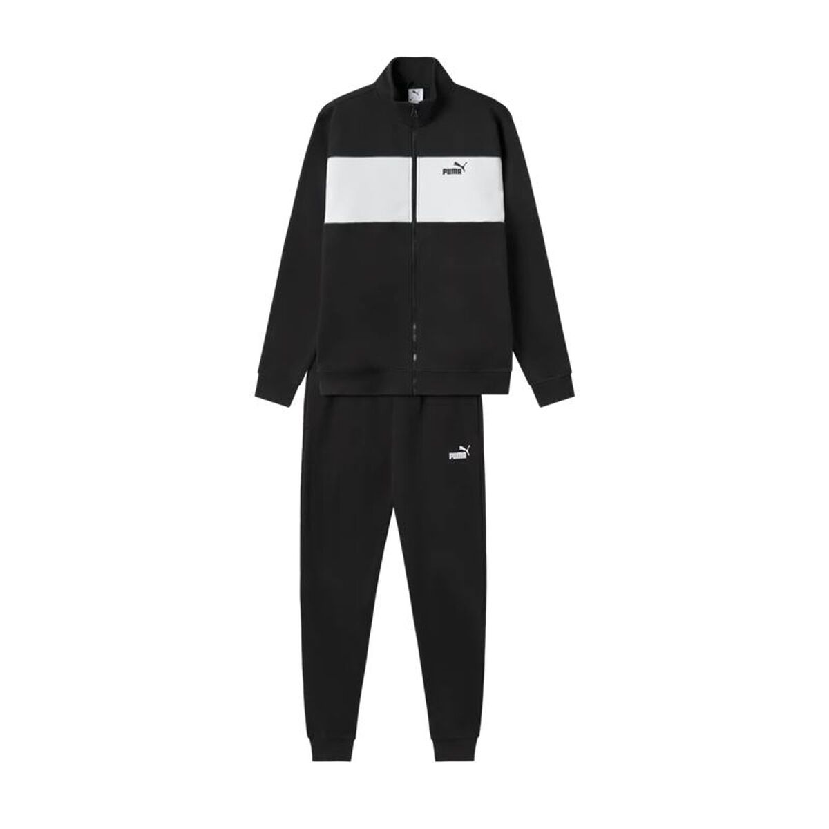 Träningsoverall, Vuxen Puma Ess Sweat Suit Fz Fl Svart Män