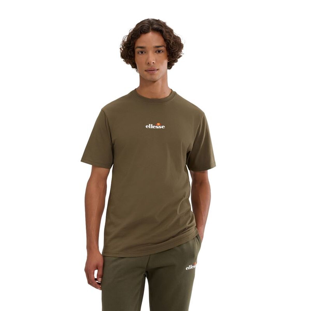 T-shirt med kortärm Herr Ellesse Ollio 2 Oliv
