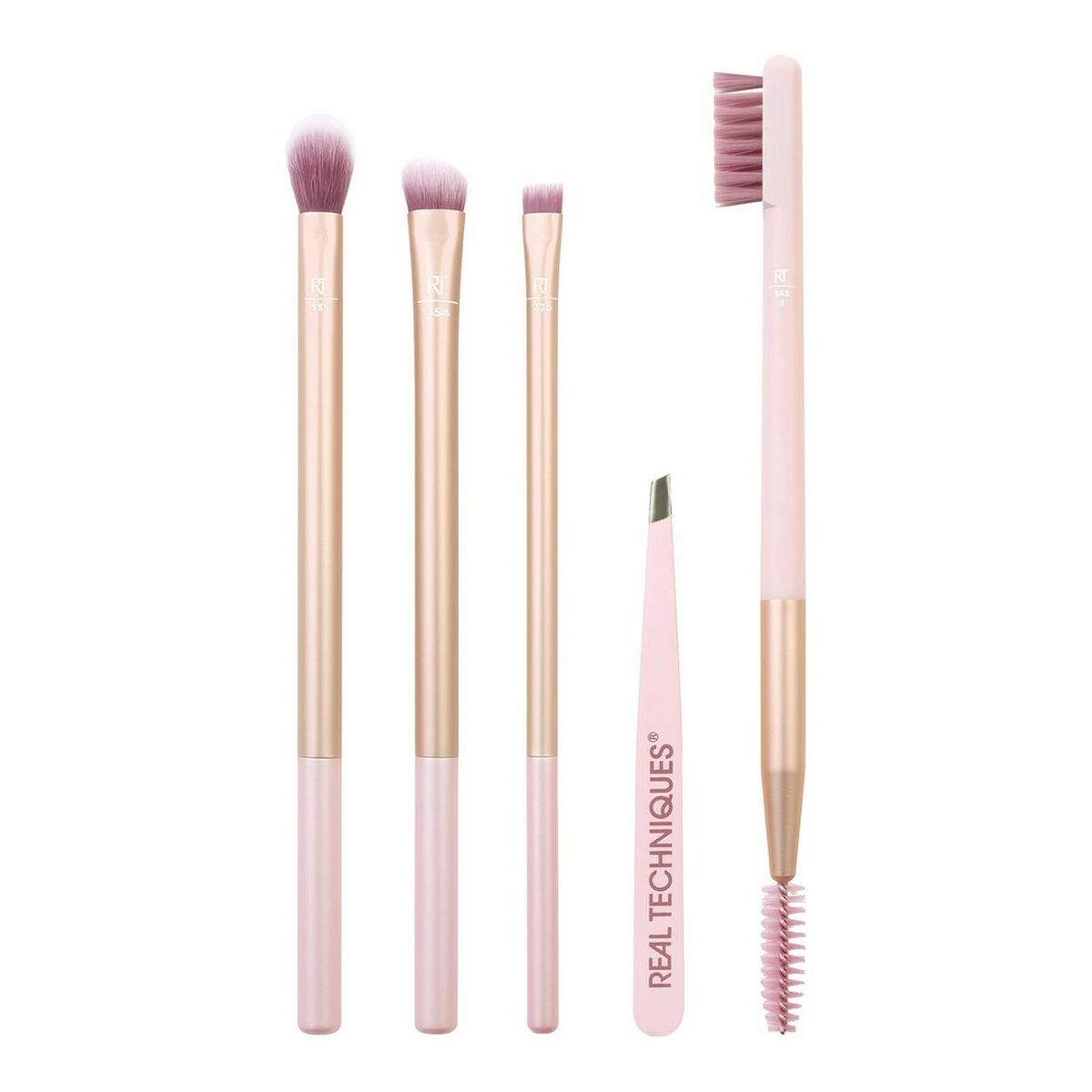 Sminkborstar, set Real Techniques Natural Beauty Eye 5 Delar (5 pcs)