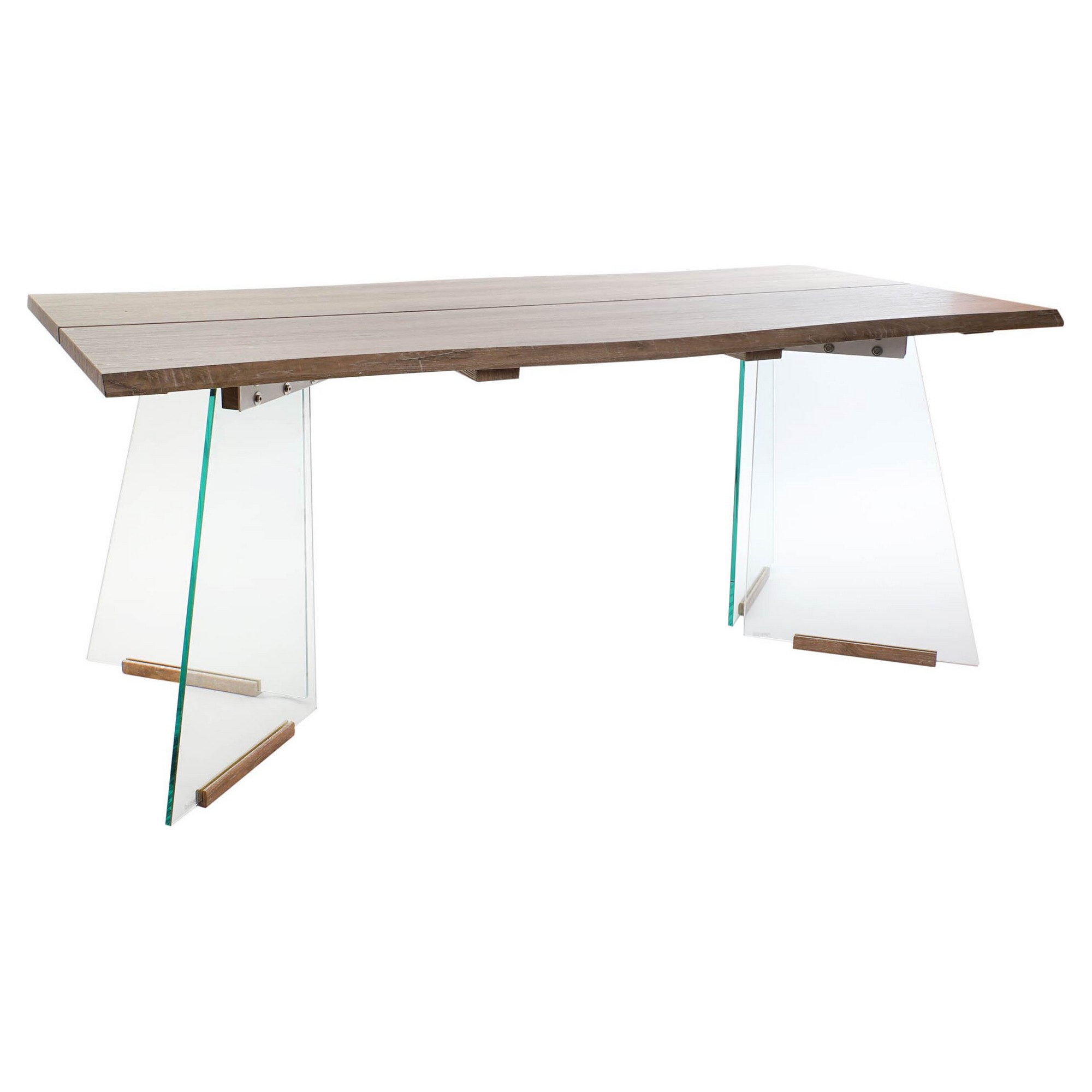 Matsalsbord DKD Home Decor Glas Trä MDF (180 x 90 x 76 cm)