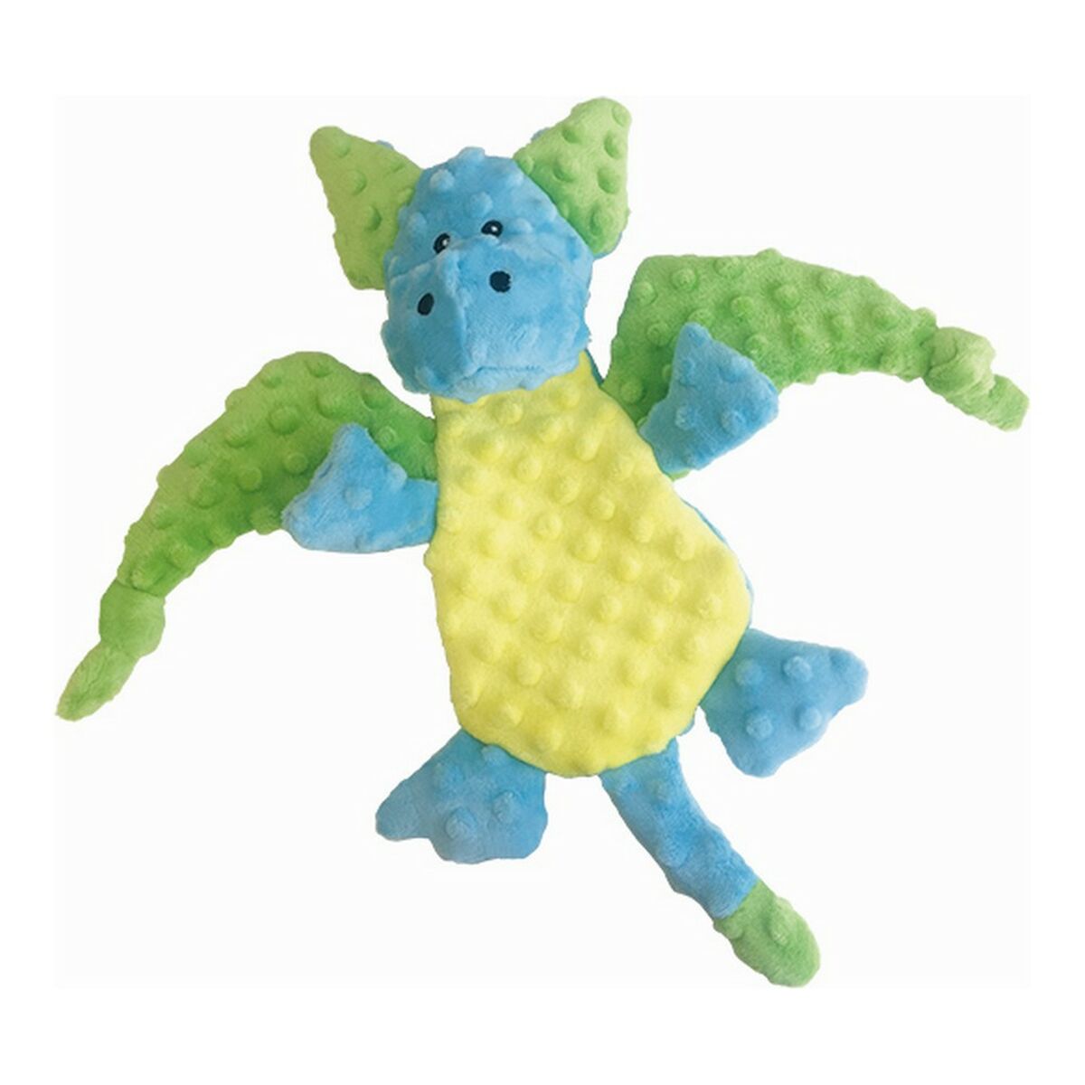 Mjuk leksak för hundar Gloria Smaug Blå Polyester polypropen Drake