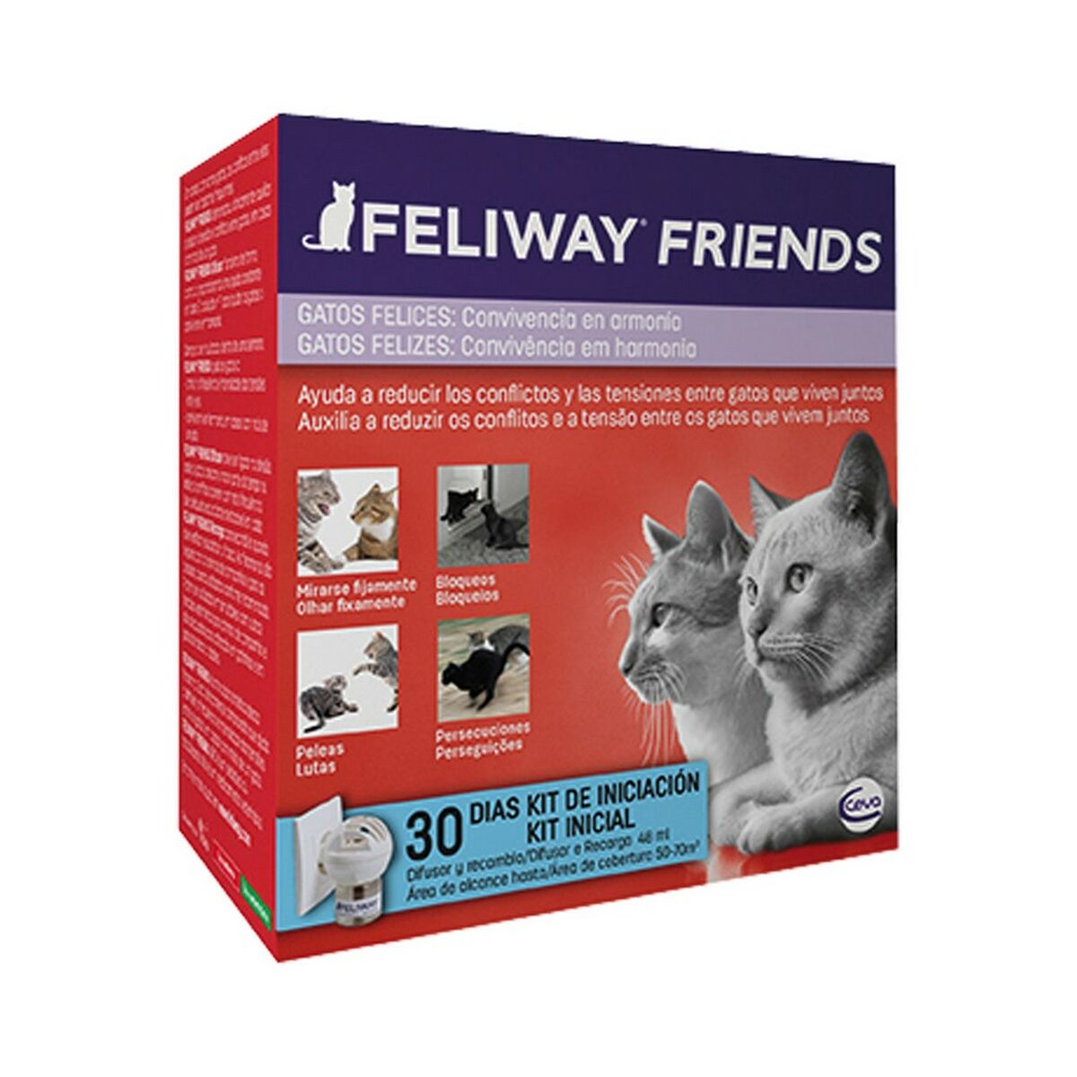 Luktborttagning Ceva Friends Katt 48 ml