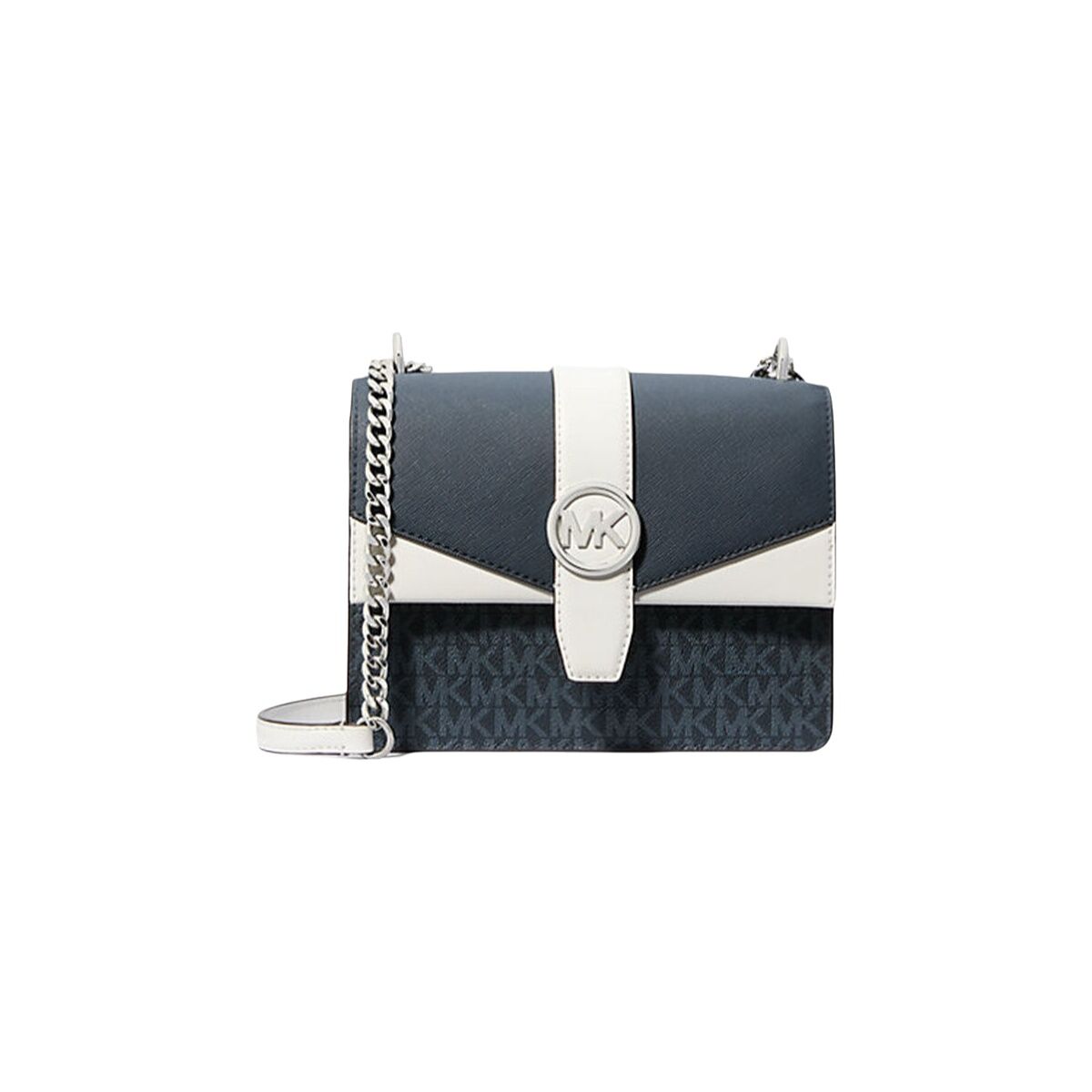 Axelväska Michael Kors VOYAGER Blå 21 x 15 x 8 cm