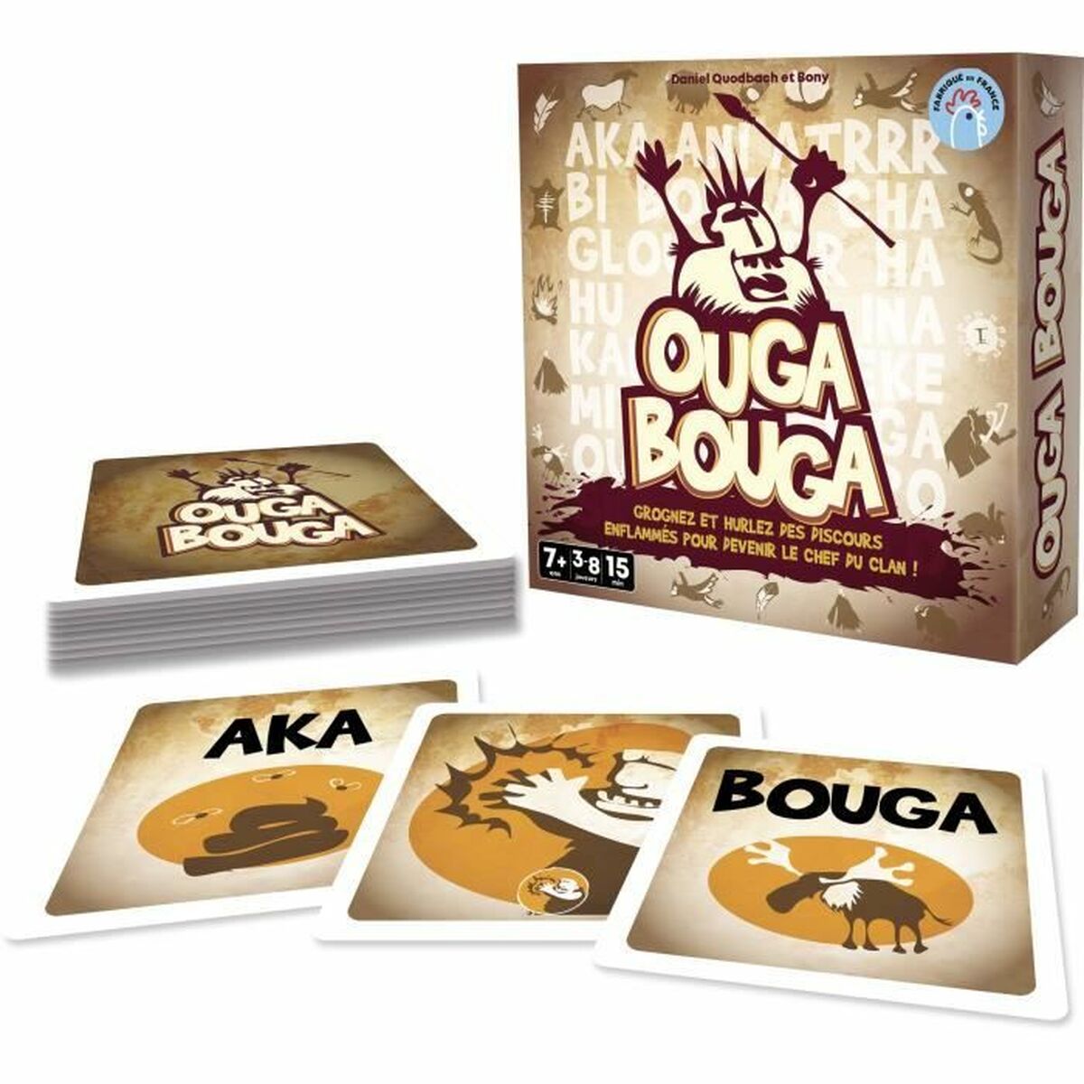 Sällskapsspel Asmodee Ouga Bouga 12 x 4 x 12 cm - 2