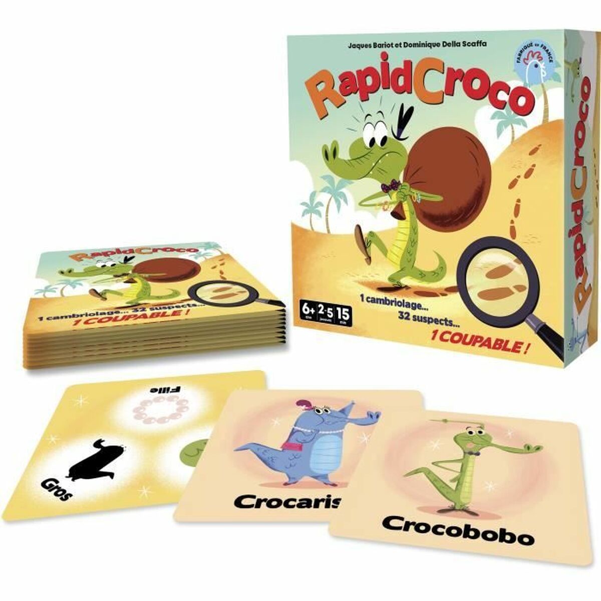 Sällskapsspel Asmodee RapidCroco 12 x 4 x 12 cm - 3