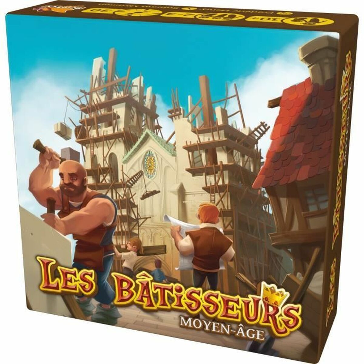 Sällskapsspel Asmodee Bâtisseurs (Les) : Moyen âge 13 x 5 x 13 cm