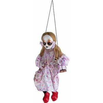 Halloweendekorationer My Other Me 85 X 33 X 20 cm Docka Ljus Rörliga figurer med ljud Röd