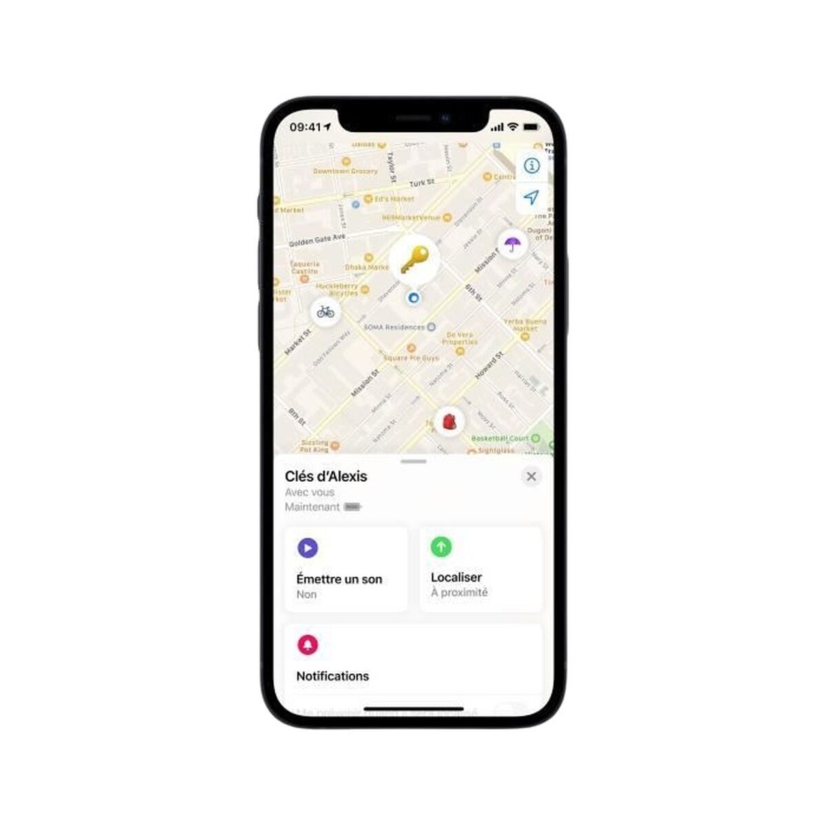 GPS-sökare Apple AirTag Vit - 3