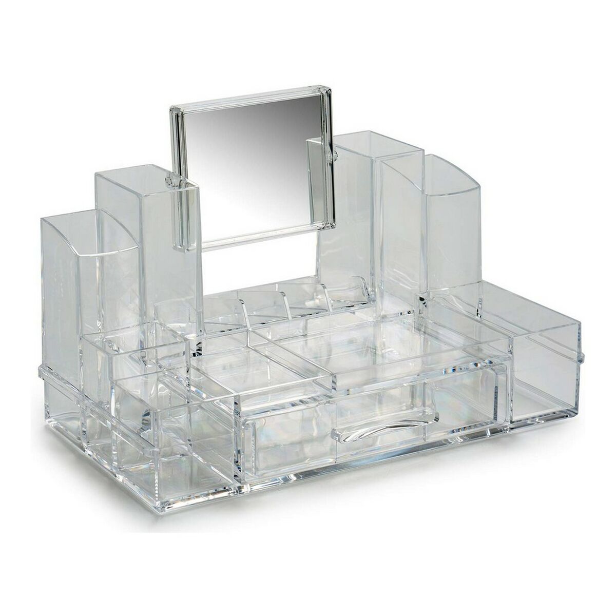 Sminkorganisatören Berilo Transparent Glas 15,5 x 19,5 x 30 cm 30 x 15,5 x 15,5 cm 30 x 19 x 15,5 cm