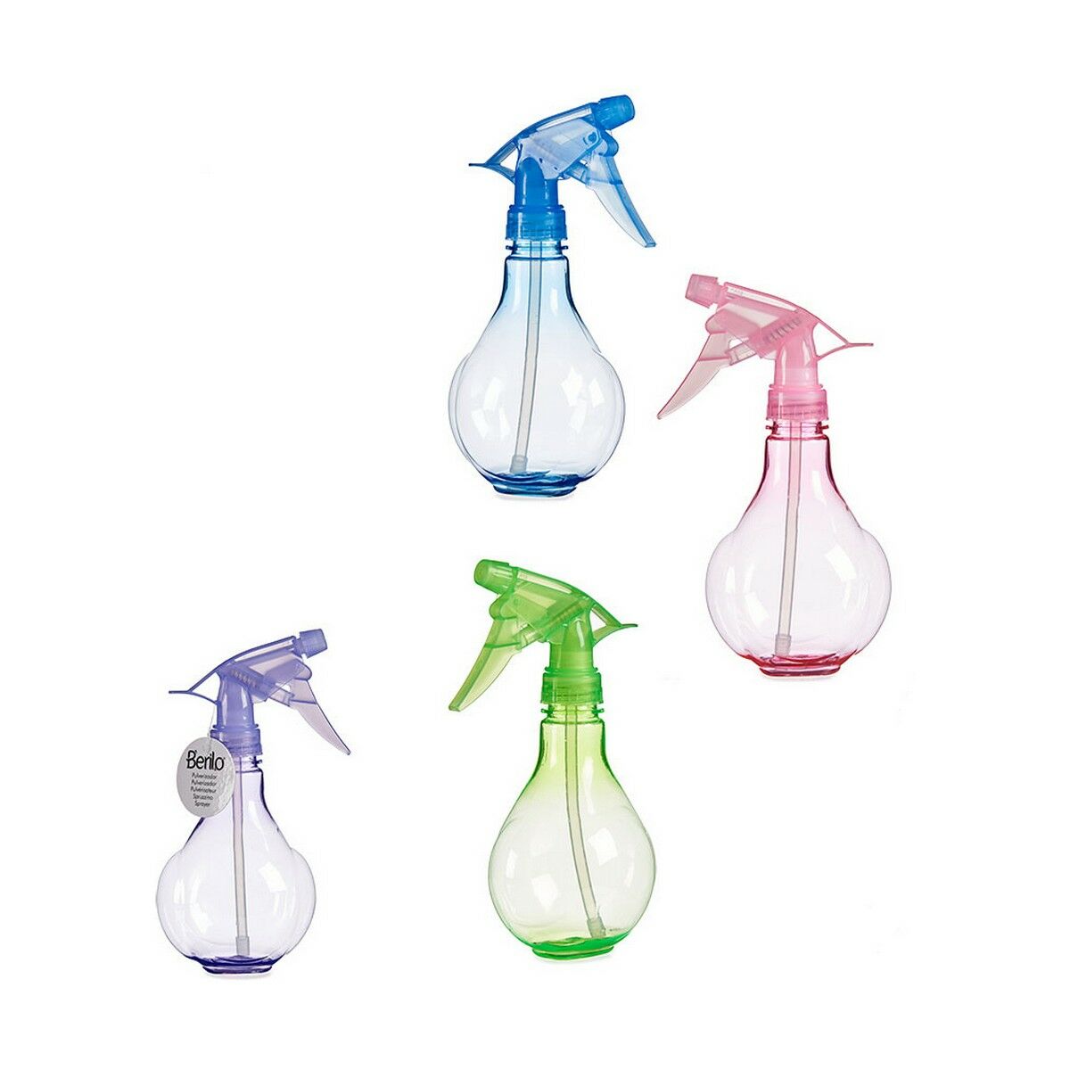 Sprej Berilo Blå Grön Purpur Rosa polypropen PET 350 ml (12 antal) - 3