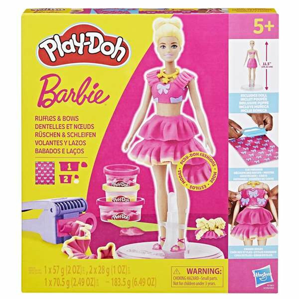 Kreativ lek med modellera Play-Doh Barbie Ruffles & Bows