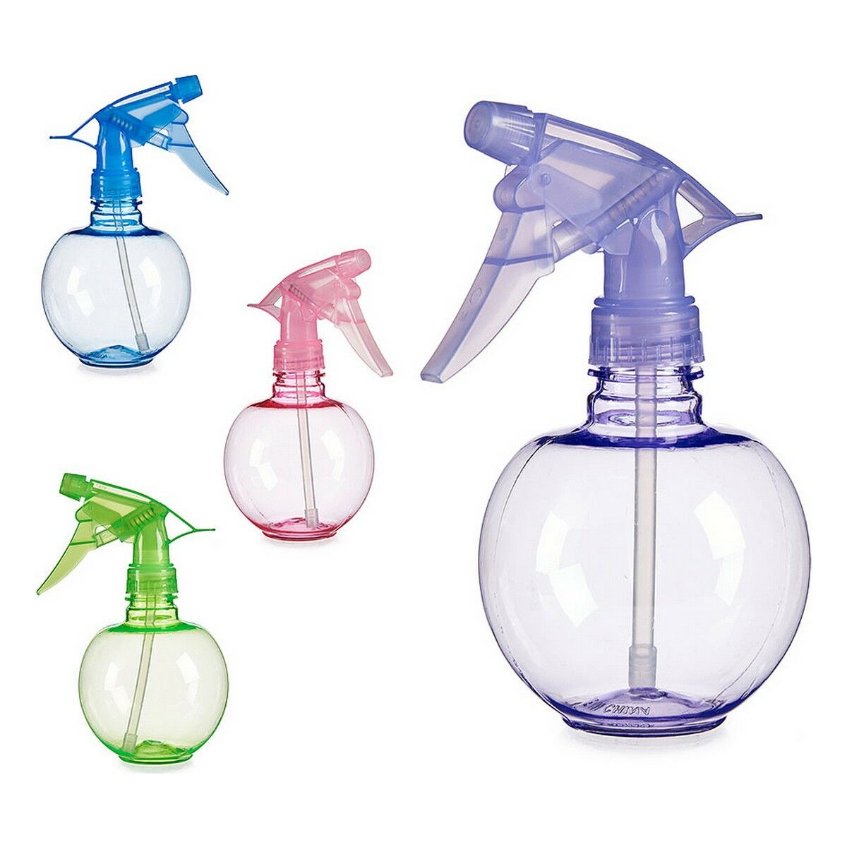 Sprej Berilo Blå Grön Purpur Rosa Plast 350 ml (12 antal) - 2
