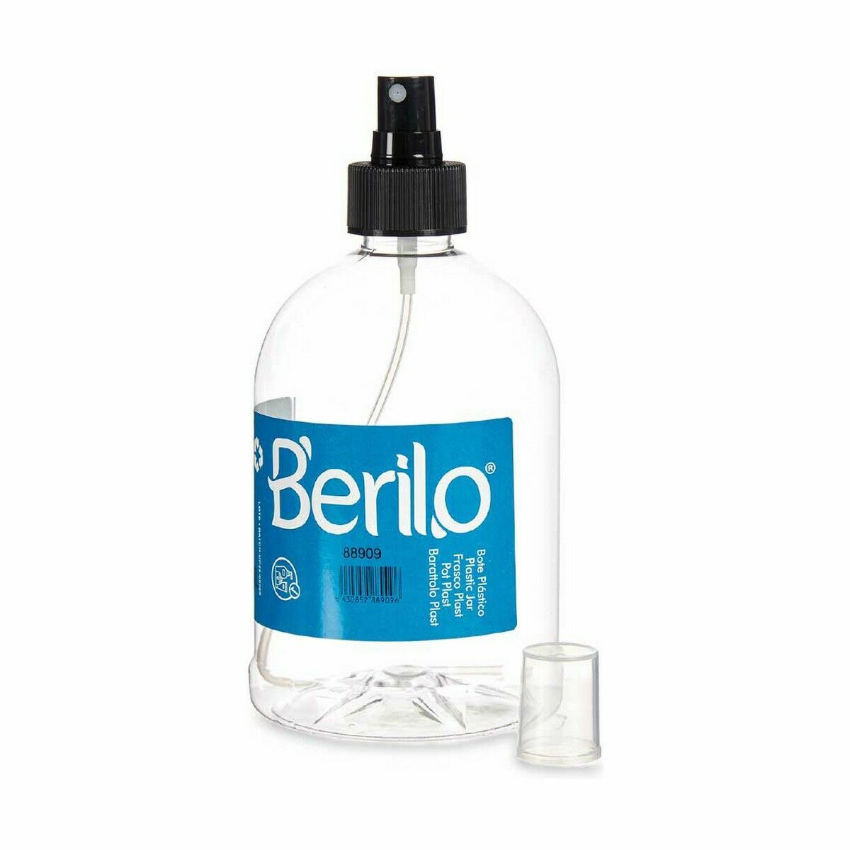 Spruta Berilo Svart Transparent Plast 500 ml (12 antal) - 2
