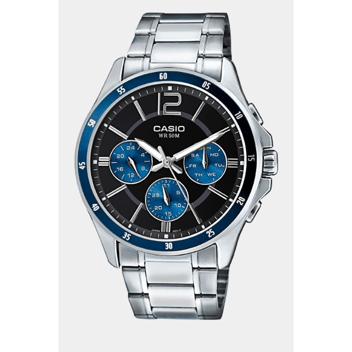 Herrklocka Casio COLLECTION Svart Silvrig (Ø 35 mm) (Ø 43,5 mm)