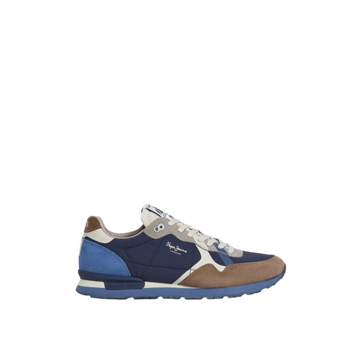 Sportskor Casual Herr Pepe Jeans Brit Prints Ljusbrun