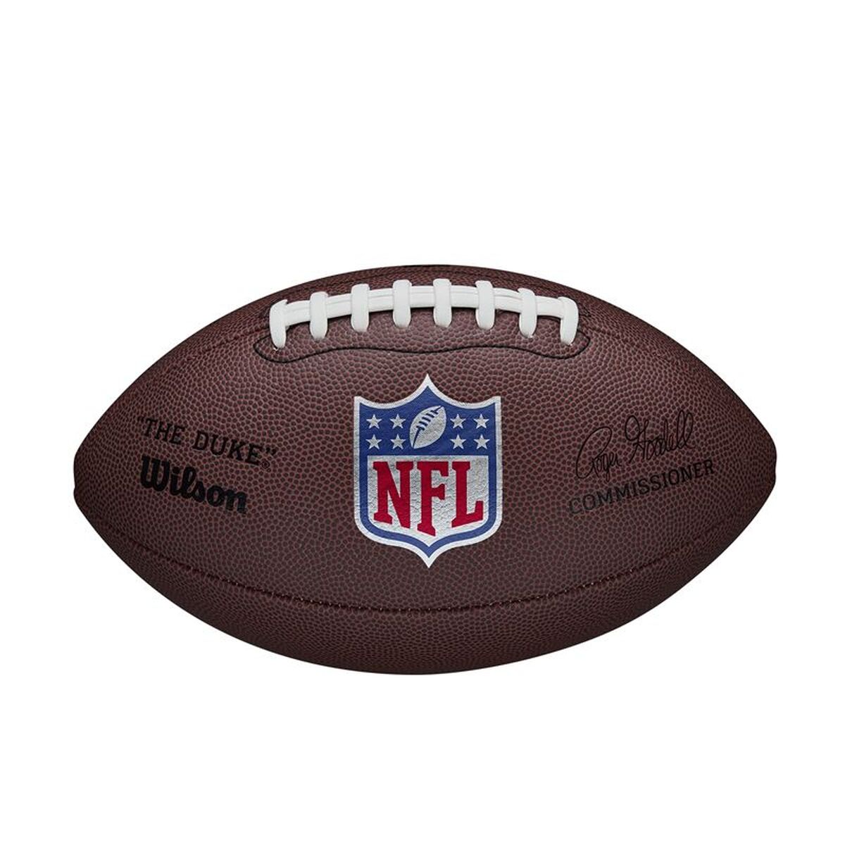 Rugbyboll Wilson NFL Duke Replica FB Vit Brun