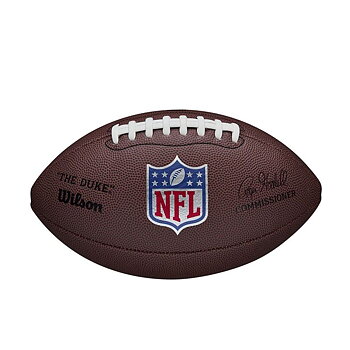 Rugbyboll Wilson NFL Duke Replica FB Vit Brun