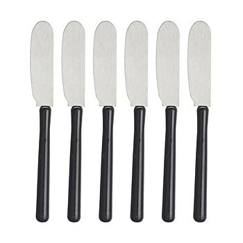 Smörkniv Kinvara Svart Silvrig Plast 1 x 20 x 13 cm