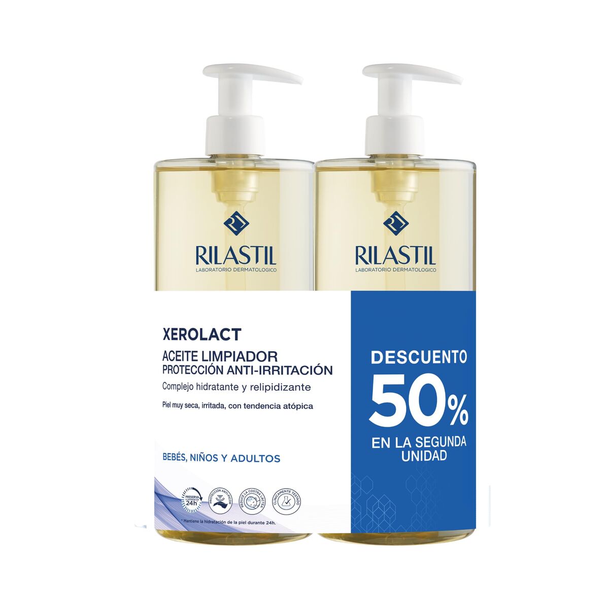 Duschtvål Rilastil XEROLACT 1 L