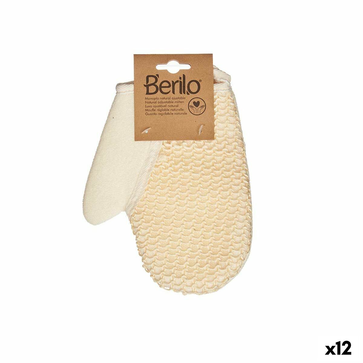 Skrubbvante Berilo Vit Beige (12 antal)