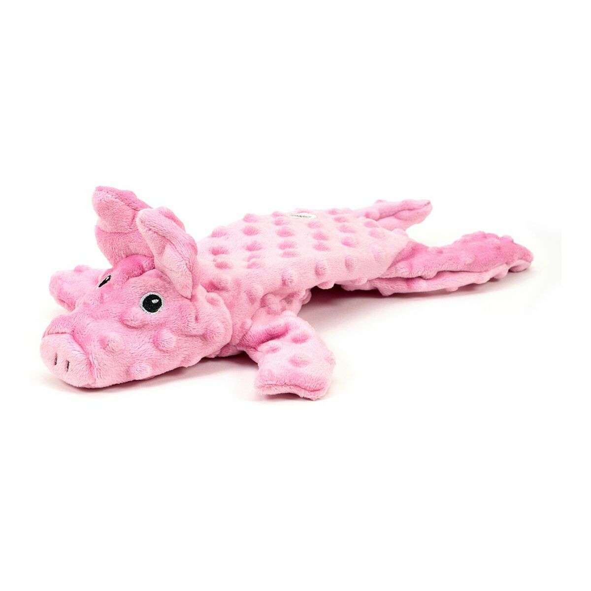 Mjuk leksak för hundar Gloria Dogmonsters Rosa 100 % polyester Gris 34 x 9 cm