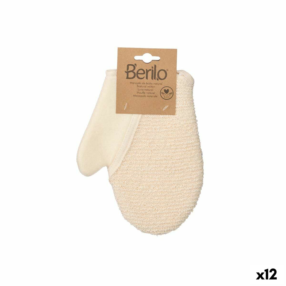 Skrubbvante Berilo Vit Beige (12 antal)