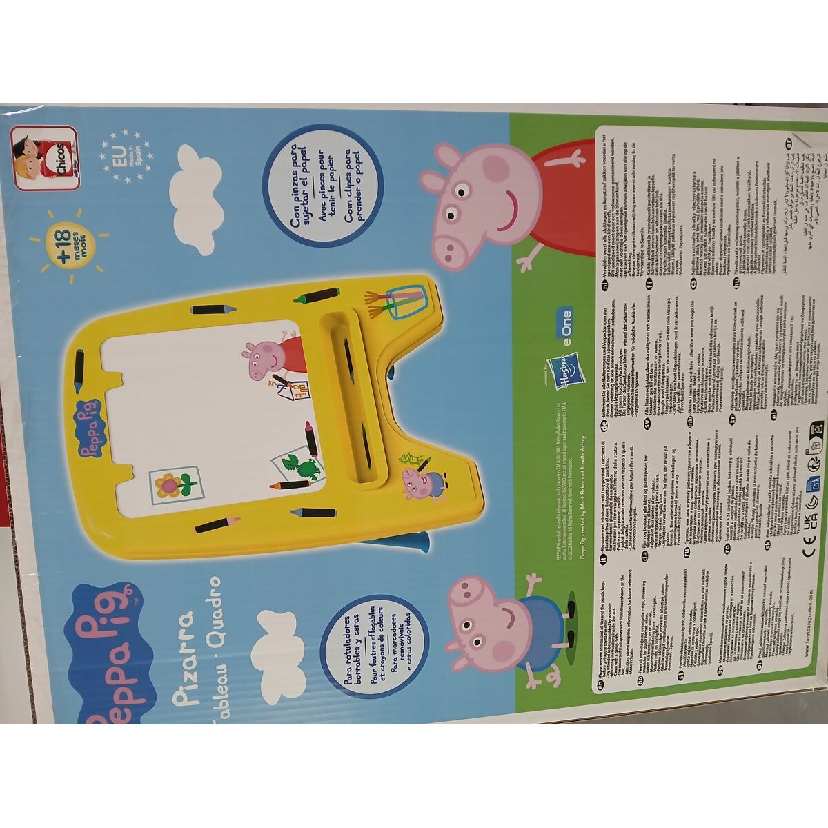 Magisk Svart Tavla Peppa Pig 52199 Gul 59 x 33 x 75 cm (59 x 33 x 75 cm) - 3