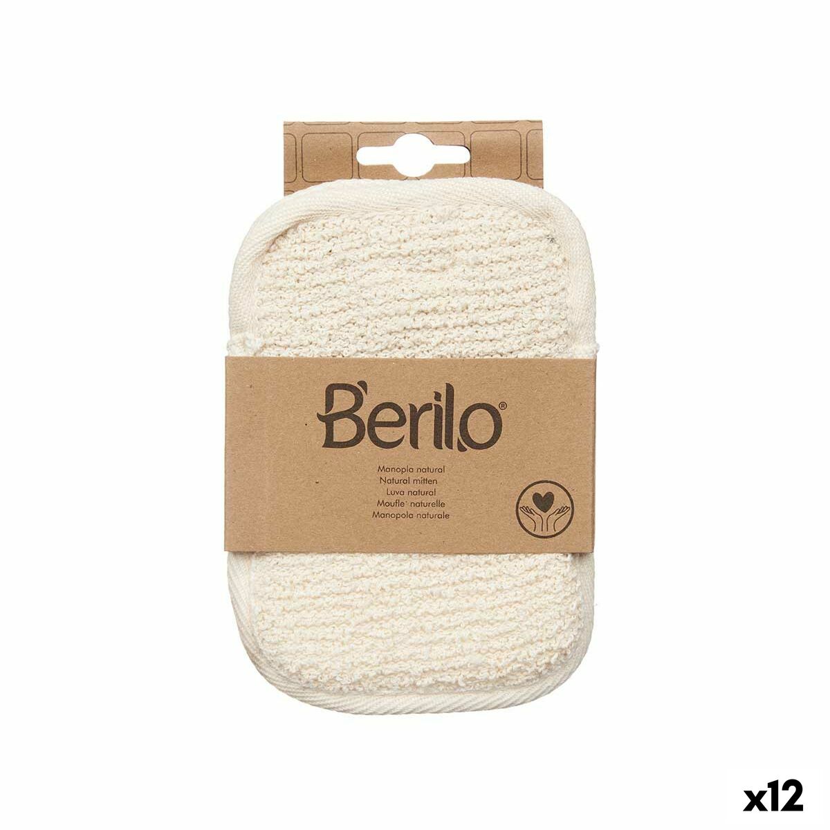 Skrubbvante Berilo Vit Beige (12 antal)