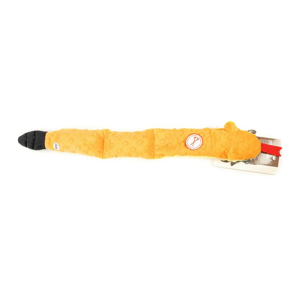 Mjuk leksak för hundar Gloria Dogmonsters Orange 100 % polyester Orm 65 x 5 x 6 cm