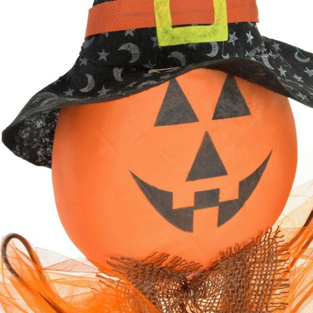 Halloweendekorationer DKD Home Decor Organza Polyester Pumpa (50 x 92 cm) (2 pcs) - 2