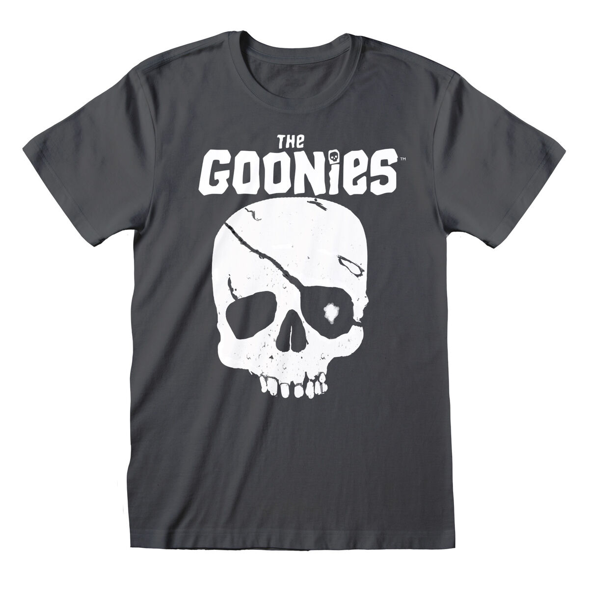 T-shirt med kortärm The Goonies Skull and Logo Grafit