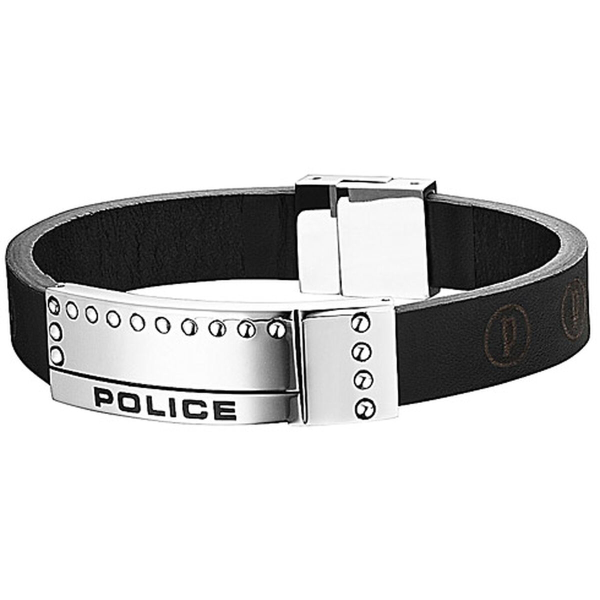 Herrarmband Police PJ24643BLB01L Läder 18 cm