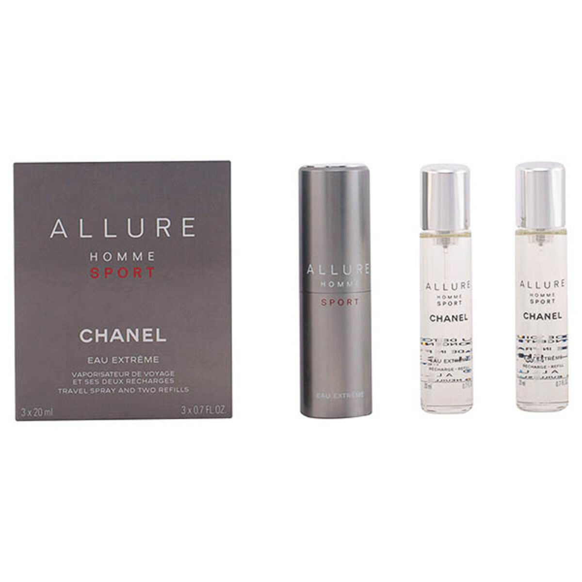 Parfymset Herrar Chanel Allure Homme Sport Eau Extrême 3 Delar