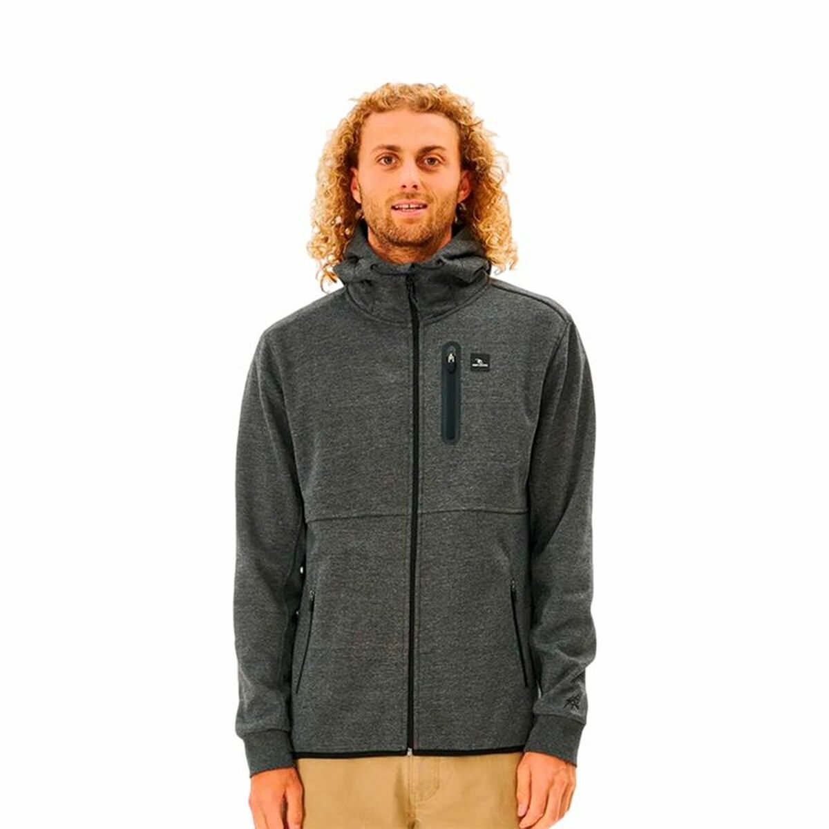 Jacka Rip Curl Anti Series Departed Zip Thr Mörkgrå