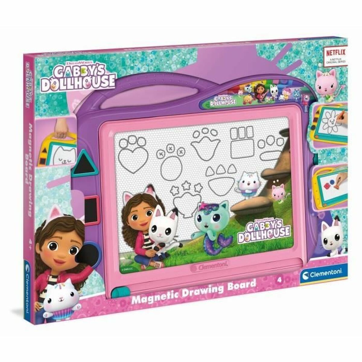Magisk Svart Tavla Clementoni Gabby'S Dollshouse Plast - 3