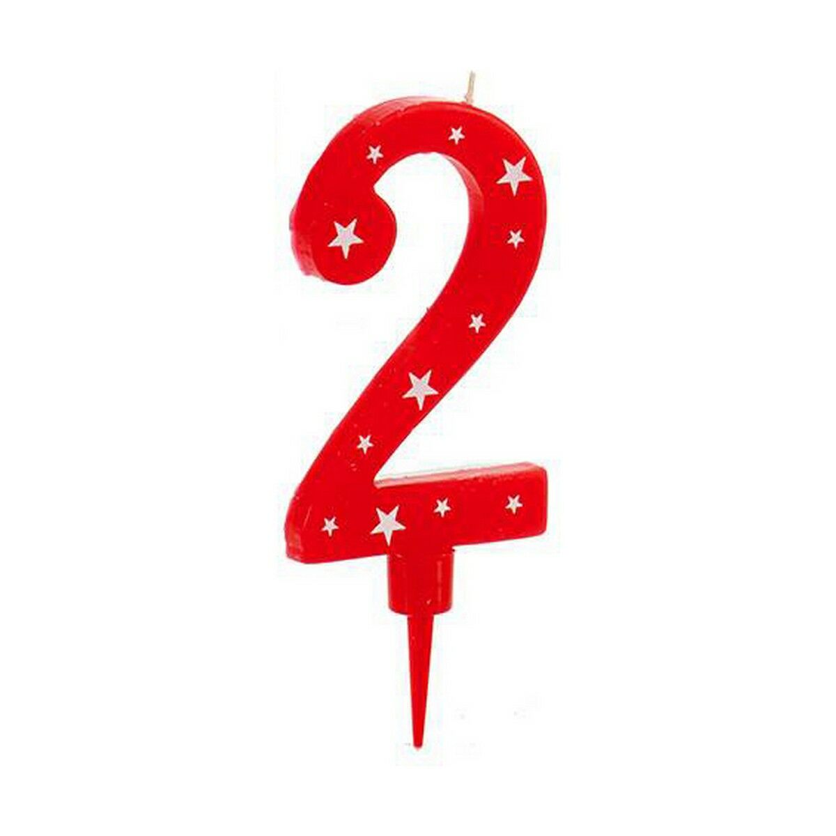 Ljus Födelsedag Siffror 2 (12 antal) - 2