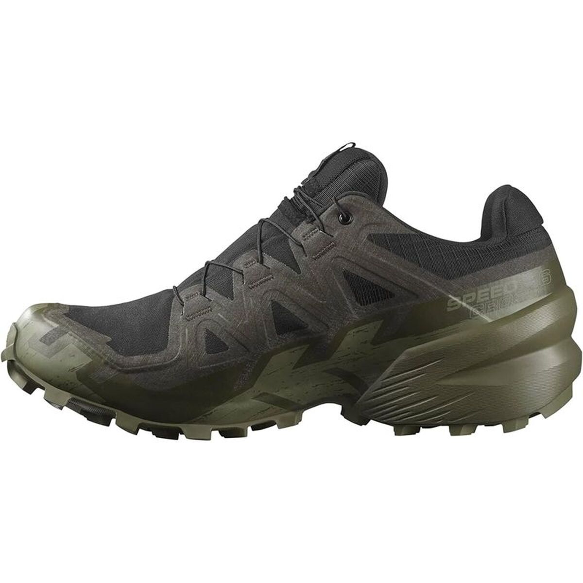Herr trail löparskor (bergslöpning) Salomon Speedcross 6 Gtx Oliv - 2