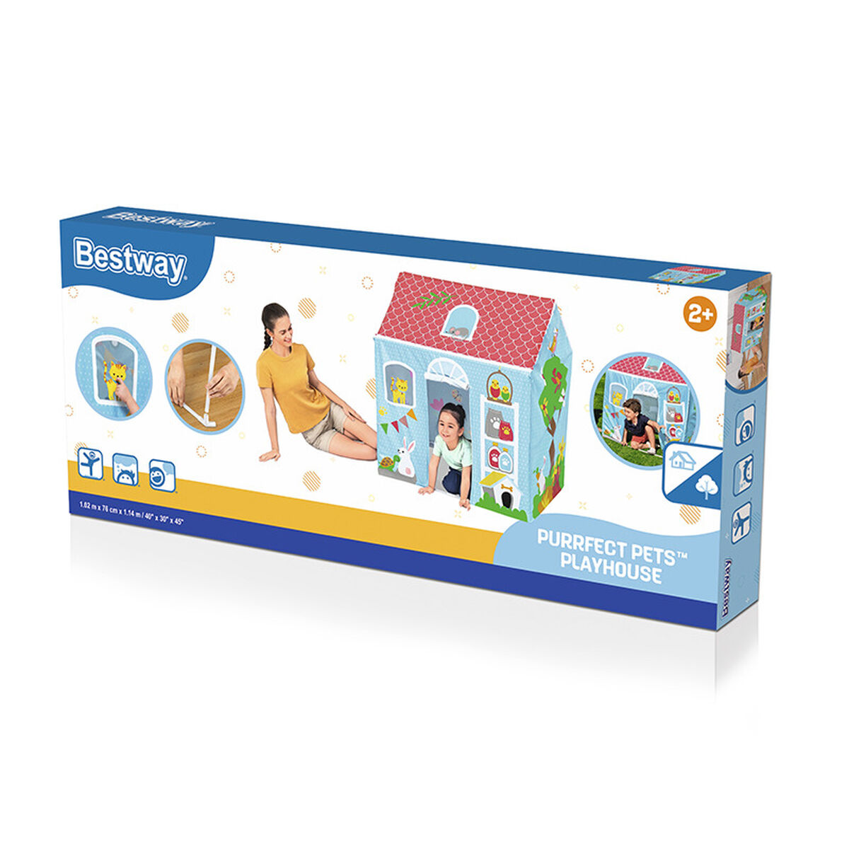 Bestway Lekstuga 102x76x114 cm +2 År Inomhus och Trädgård 52007 - 2