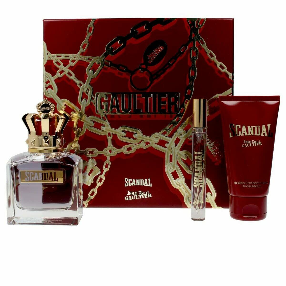 Parfymset Herrar Jean Paul Gaultier EDT Scandal 3 Delar
